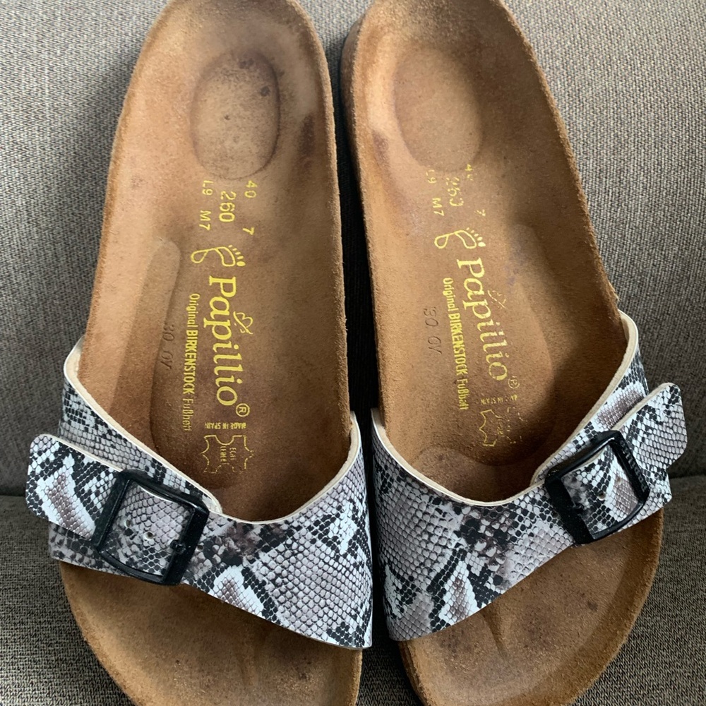 Snake Print Sandals